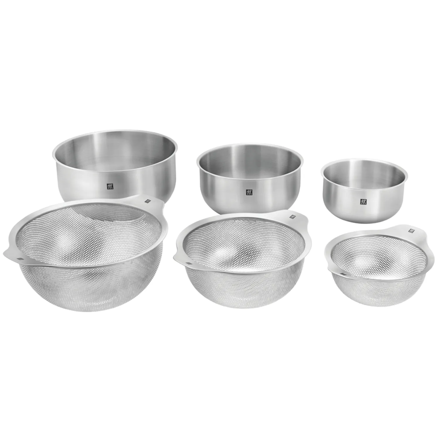 ZWILLING 6-pc Stainless Steel Nesting Prep Bowl & Strainer Set *Flash Sale